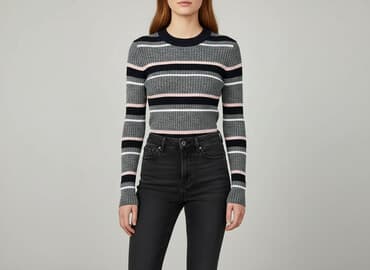 sweter w paski: H&M, Sweter damski, rozmiar XS — 7