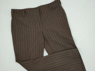 spodnie woskowane brązowe reserved: Material trousers for women, size XL (EU 42) — 1