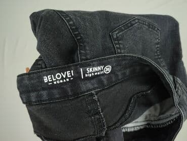spodnie jeansy z wysokim stanem: Beloved, Jeansy damskie, rozmiar S — 6