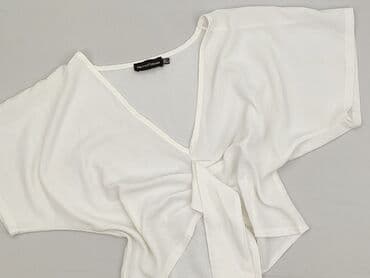 sinsay biale koszulki: PrettyLittleThing, Bluzka damska, S — 1