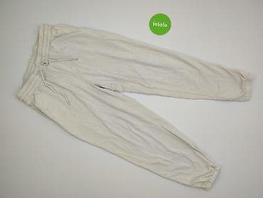 kremowe dresy: H&M, Spodnie dresowe damskie, rozmiar M — 2