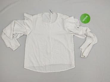 biale gladka bluzki: Stradivarius, Bluzka damska, rozmiar S — 2