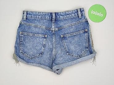 klapki deezee na platformie: Denim, Szorty damskie, rozmiar 2XS — 3