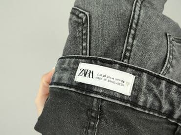 spodnie z poszarpanymi nogawkami zara: Jeansy damskie, rozmiar S — 6