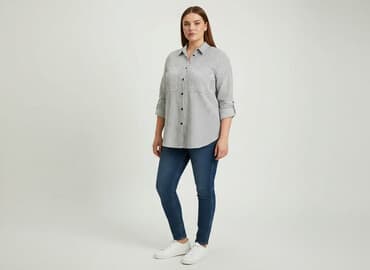 marynarka i koszula: H&M, Koszula damska, rozmiar 2XL — 1