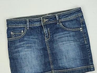 grey denim jeans: Clockhouse, Spódnica damska, rozmiar L — 1