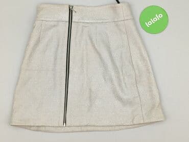 srebrne spódnice plisowane: River Island, Spódnica damska, XS — 3