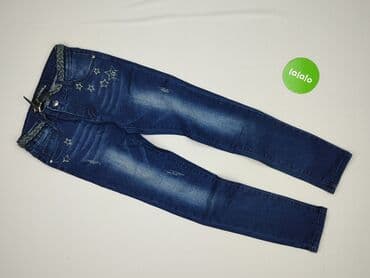 szerokie spodnie hello kitty: Spodnie jeansowe, Happy, 12 lat, 152, stan - Bardzo dobry — 2