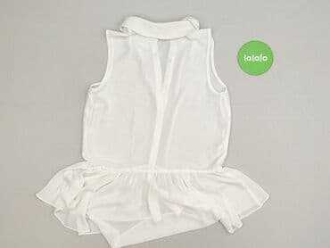 bluzka z baskinką biała: Look, Women's blouse, size S — 4