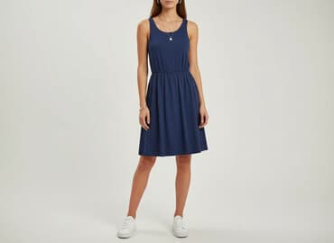 sukienki dżinsowe midi: Sukienka damska, rozmiar S — 5