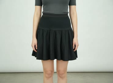 mini spódniczka czarne: Spódnica damska, rozmiar S — 6