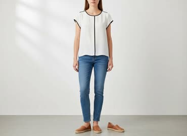 t shirt pod marynarkę: Tom Rose, Bluzka damska, rozmiar L — 6