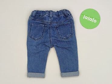 legginsy na szelkach dla niemowlaka: Spodnie jeansowe, H&M, 3-6 miesięcy, stan - Bardzo dobry — 3