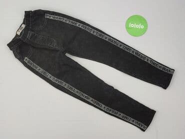 czarne spodnie goodies: Spodnie dresowe, 8 lat, 122/128, stan - Bardzo dobry — 2