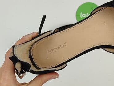 białe koturny sandały ccc: Balerinki damskie, rozmiar 37 — 6