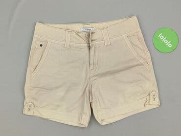 krótkie kremowe spodenki: Fransa, Szorty damskie, rozmiar S — 2