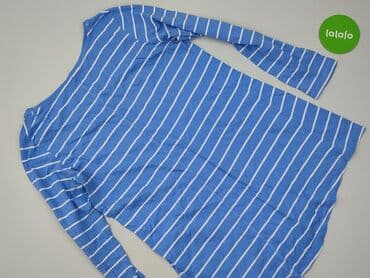 koszulka z długim rękawem w paski: Bluzka damska, rozmiar L — 3