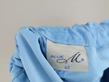 c a spodnie narciarskie: Blue, Spodnie materiałowe damskie, rozmiar XL — 4