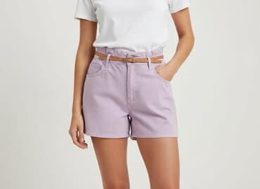 czarne krótkie spodenki sinsay: Sinsay, Szorty damskie, rozmiar XS — 7