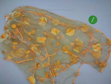 obrus żółty: Spódnica tiulowa midi z haftowanymi aplikacjami - Materiał: lekki — 2