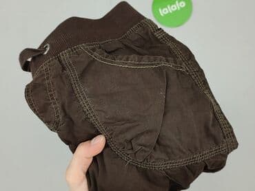 spodnie woskowane matowe: Material trousers, H&M, 9 years, 134/140, condition - Very good — 6