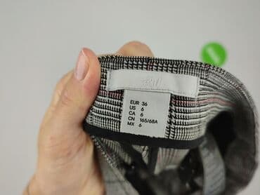 pepco spodnie w krate: H&M, Spodnie materiałowe damskie, rozmiar S — 5