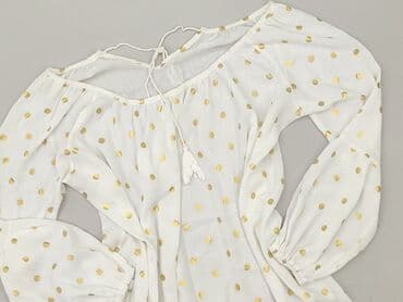 białe bluzki ze zlotym nadrukiem: Bluzka damska, rozmiar M — 1