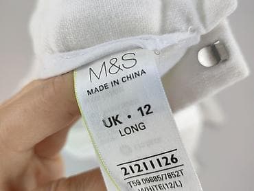 spodnie lowong: Marks & Spencer, Spodnie materiałowe damskie, rozmiar M — 5