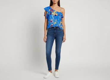 ubrania z jedwabiu naturalnego: Tahari, Bluzka damska, rozmiar M — 7