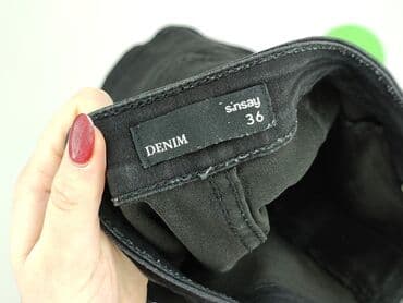 szorty jeansowe damskie wysoki stan: Sinsay, Szorty damskie, rozmiar S — 4
