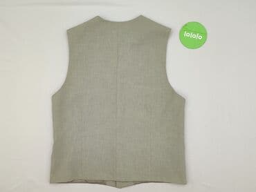 jaka koszula do szarej marynarki: Męska kamizelka garniturowa w kolorze jasnoszarym. - Krój: klasyczny — 3