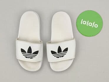 czapka zimowa z napisem: Klapki Adidas, 35, Używany — 2