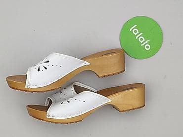 buty folk: Klapki damskie, rozmiar 40 — 3