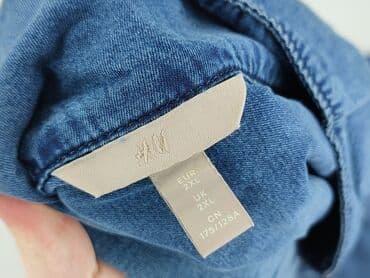sukienki dżinsowe damskie duże rozmiary: H&M, Sukienka damska, rozmiar 2XL — 4