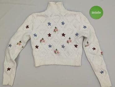 zara sweter z bufiastymi rękawami: Zara, Golf damski, rozmiar S — 2