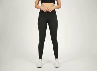 krótkie legginsy kolarki damskie: Legginsy Sportowe damskie, rozmiar S — 5