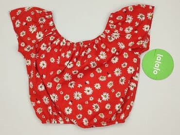 krotka bluzki z bufiastymi rękawami: Bluzka damska, rozmiar S — 4