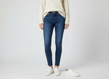 bluzka basic by o la la: By o la la. !, Jeansy damskie, rozmiar S — 6