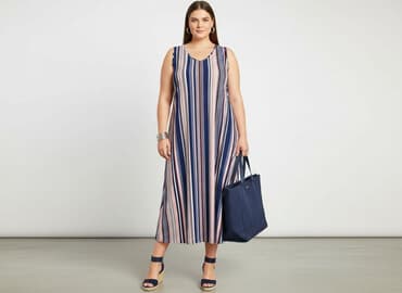 sukienka w kształcie trapezu: Sukienka damska, rozmiar 4XL — 5