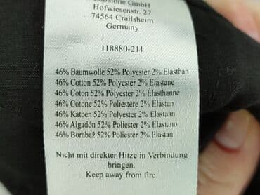 Women's Pants: Material trousers for women, size L — 6