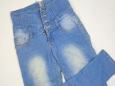 c a spodnie damskie z wysokim stanem: Jeansy damskie, rozmiar XS — 2