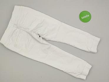 białe joggery: Denim, Jeansy damskie, rozmiar S — 3