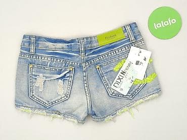 bluzki denim: Denim, Szorty damskie, rozmiar XS — 3