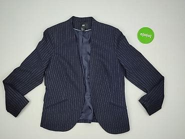marynarka w paski h: H&M, Marynarka damska, rozmiar XL — 2