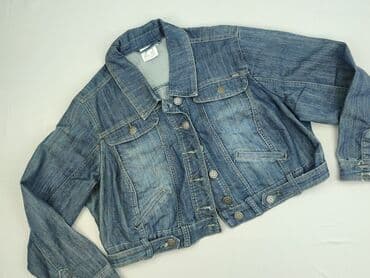 markowe dżinsy: JDY DENIM, Kurtka jeansowa damska, L — 1