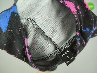 bluzki plus size shein: Shein, Bluza z kapturem damska, rozmiar L — 5