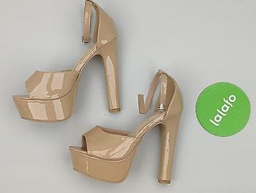 biale sandaly na platformie: Sandały damskie, rozmiar 36 — 3