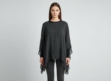 ponczo narzutka: Narzutka damska, rozmiar One size — 6