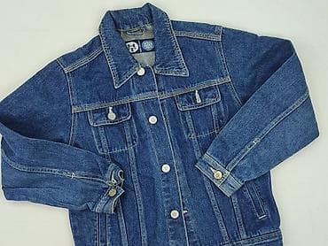 jeansy pull and bear: Dziecięca kurtka jeansowa, 10 lat, 134-140 cm, C&A, stan - Bardzo dobry — 1