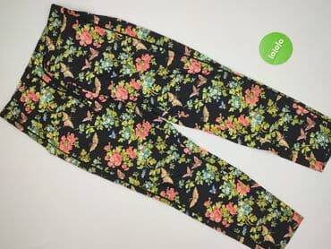 czarne sandały płaskie ccc: Oasis, Spodnie materiałowe damskie, M — 2